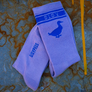 Sportsocke SISY Violet / Blue