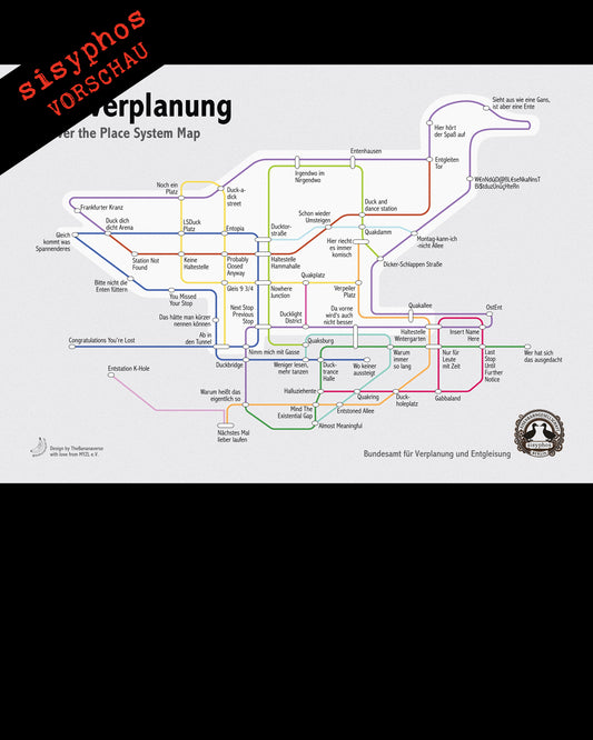 Kunst aus dem Sisyversum: Netzverplanung