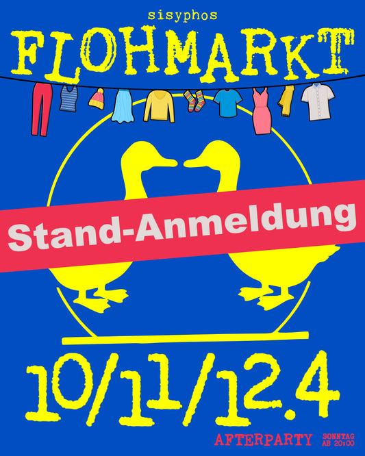 SISYPHOS FLOHMARKT STANDTICKET 2-TAGESTICKET 10.&12.04.2026